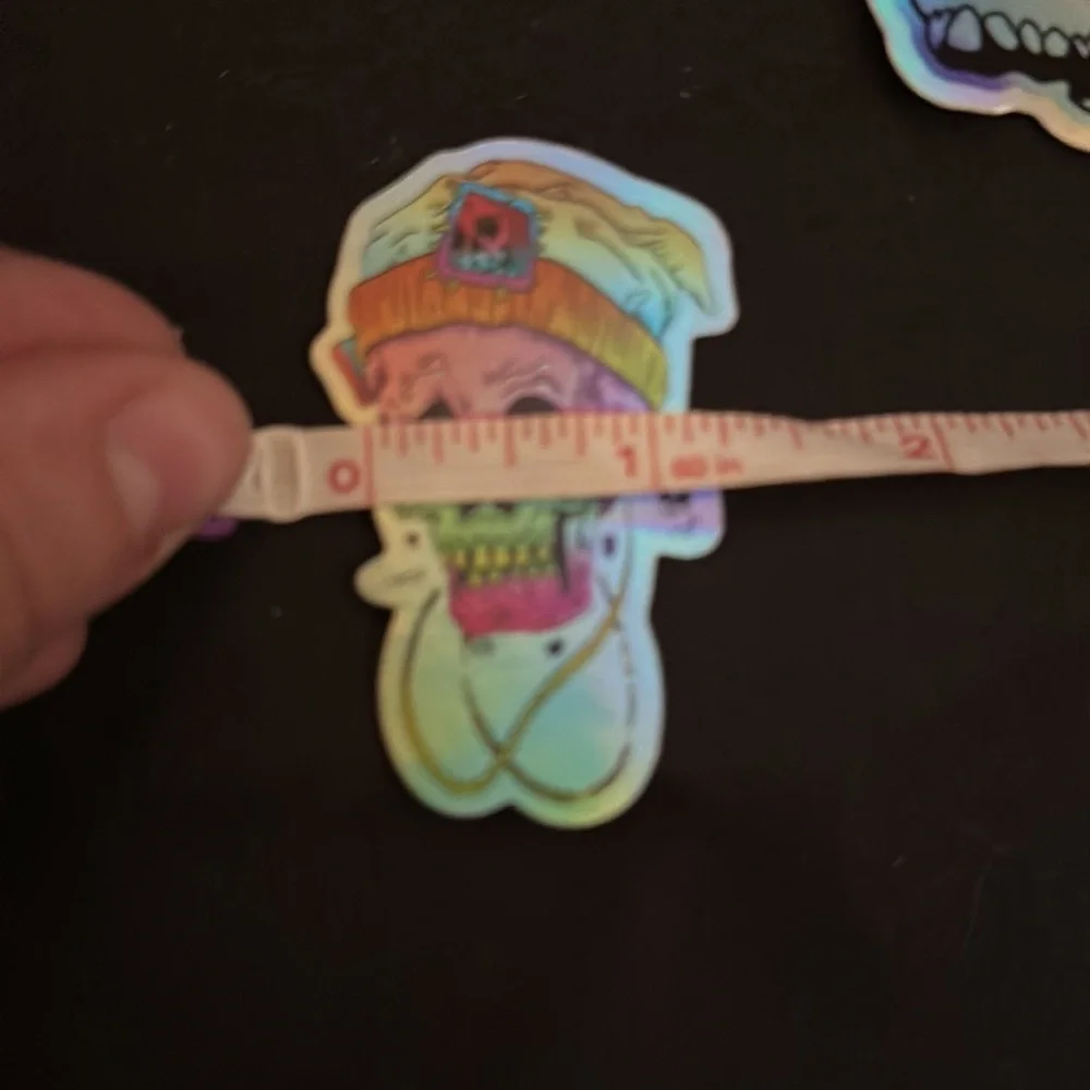 Holographic skull stickers/decals